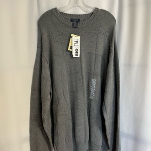 Dockers Men’s Crew Neck Knit Sweater Grey Size 3XL